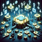 "Infografik über die besten Plattformen zur Verwaltung von API-Schlüsseln mit Logo und Funktionalitäten der empfohlenen Tools"